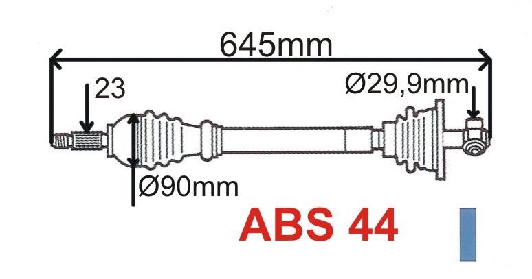 T5727 Z POLOOSA.R MEGANE 1.9DTI ABS44 LEVÁ